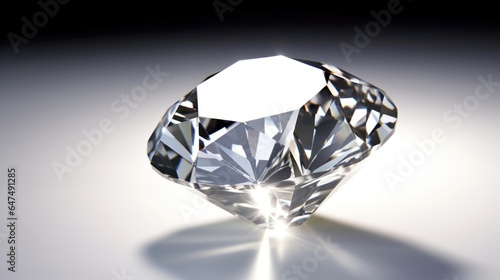 Diamonds sparkle very beautifully