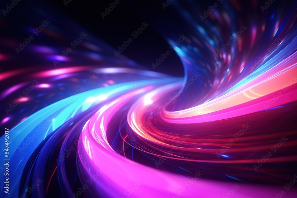 abstract futuristic background with pink blue glowing neon moving high speed wave lines and bokeh lights. Data transfer concept Fantastic wallpaper abstract futuristic background with pink blue glowing neon moving high speed wave lines and bokeh lights. Data transfer concept Fantastic wallpaper