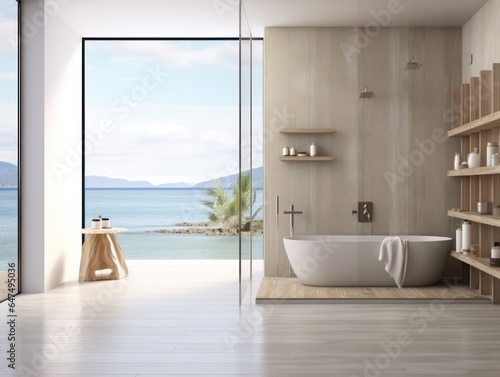 modern bathroom interior