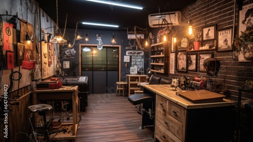 work space for tattoos or Tatto studio © Beny