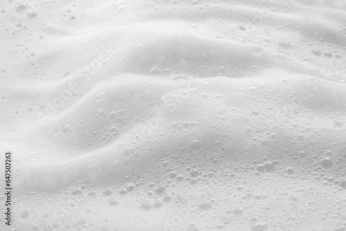 Принти на полотні Abstract white soap foam bubbles texture background
