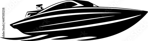 Speed Boat Flat Icon
