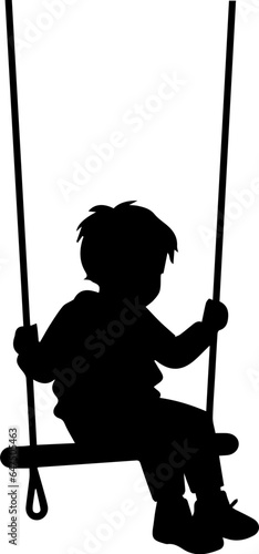 Kid Swing Flat Icon