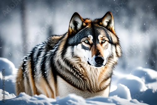 wolf in the snow © baloch