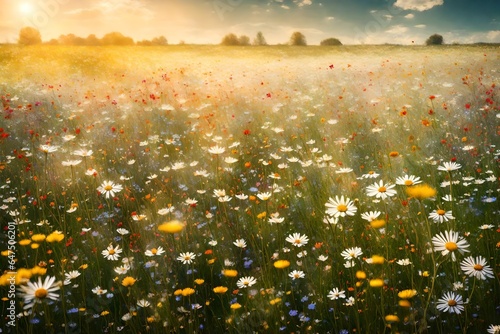 field of flowers