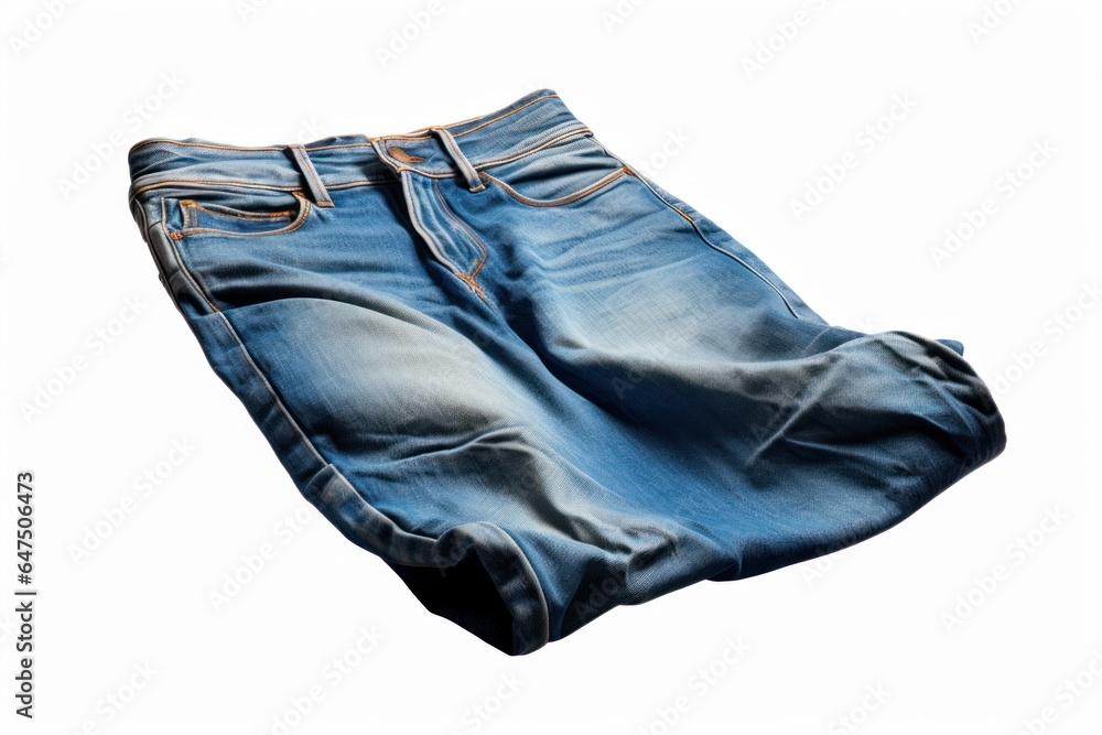 Denim jeans. Isolated objects with transparent background Denim jeans. Isolated objects with transparent background