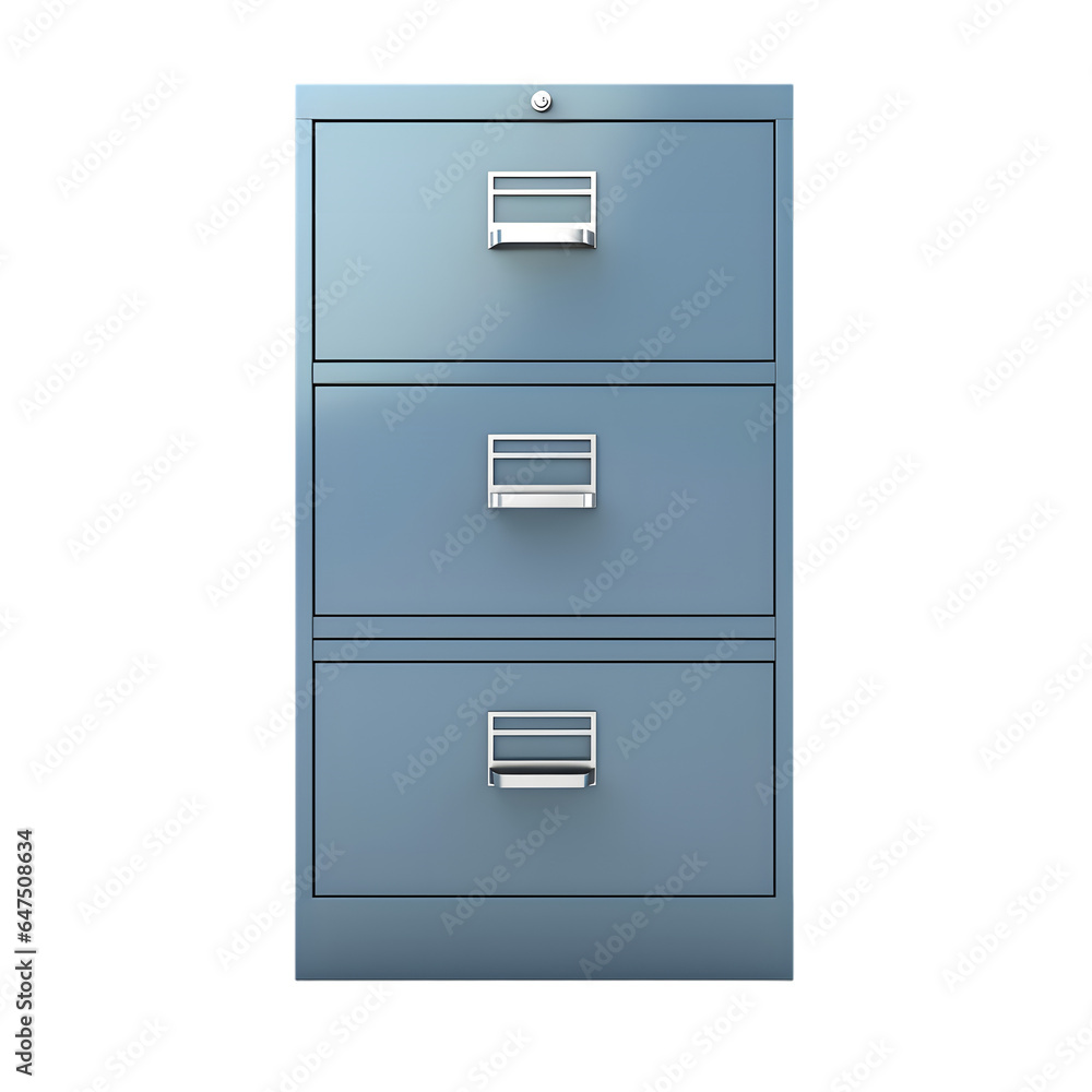 File cabinet isolated