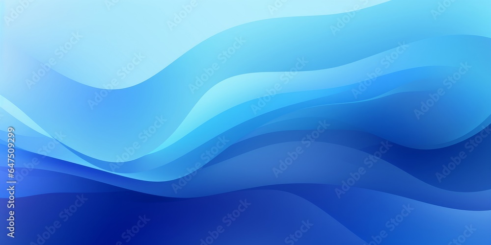 Abstract blue modern background gradient color, Generative AI