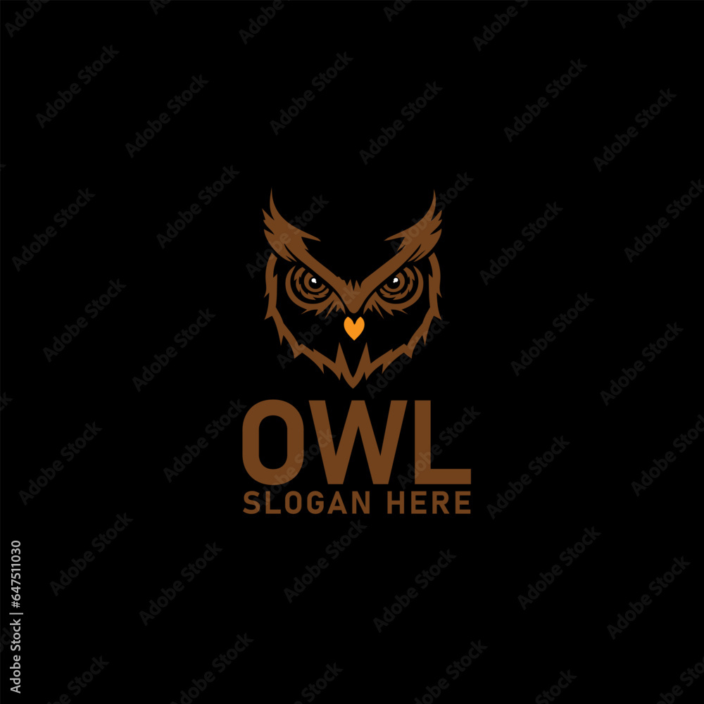 Owl logo vector Owl logo vector