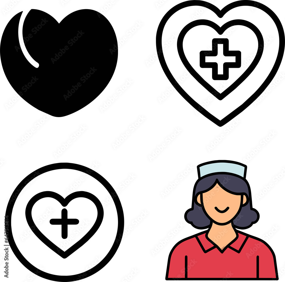 set of share, love and charity icon vector set of share, love and charity icon vector