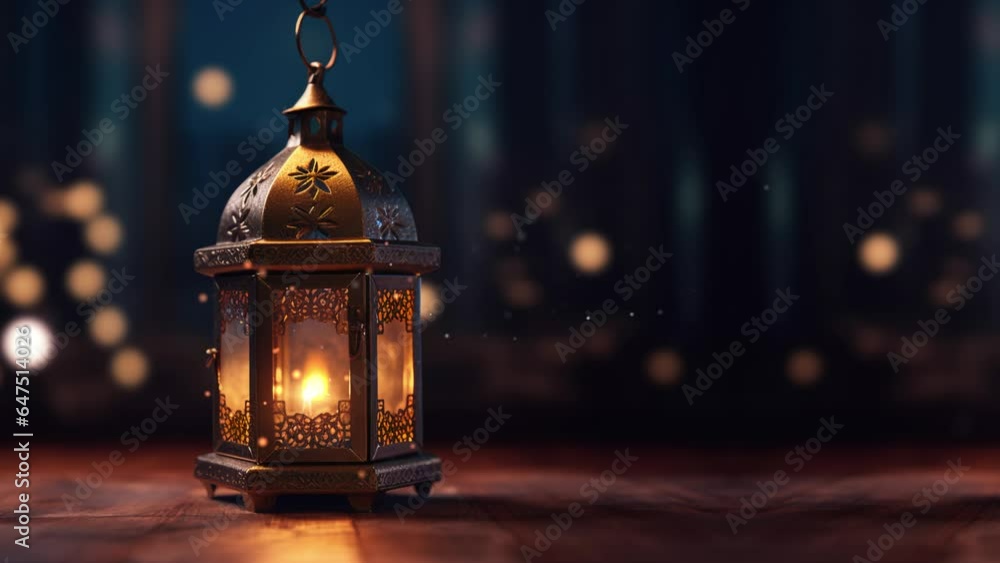 Ramadan Lantern Background Loop 4k Ramadan Lantern Background Loop 4k