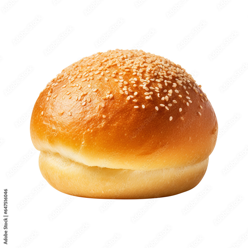 Sweet bun isolated on transparent background Remove png, Clipping Path