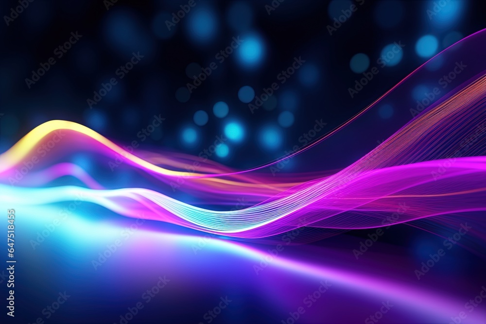 abstract futuristic background with pink blue glowing neon moving high speed wave lines and bokeh lights. Data transfer concept Fantastic wallpaper abstract futuristic background with pink blue glowing neon moving high speed wave lines and bokeh lights. Data transfer concept Fantastic wallpaper
