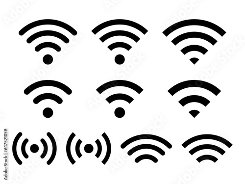 Wi-Fiのアイコンセット