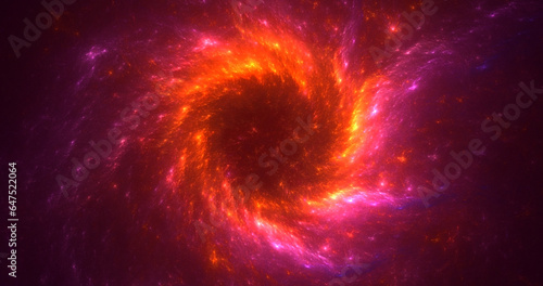 3D manual rendering abstract fantasy light fractal background