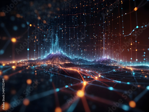 networking technology background big data connectivity software development wallpaper