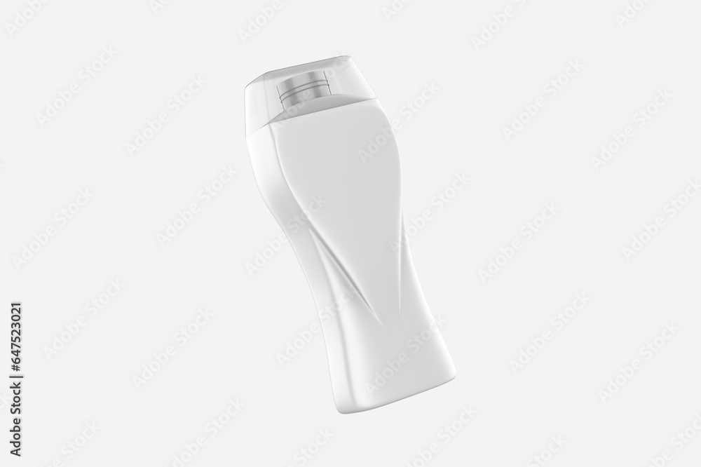 Shampoo Bottle Mockup Isolated On White Background. 3d illustration Shampoo Bottle Mockup Isolated On White Background. 3d illustration