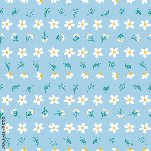Beautiful seamless floral pattern vector