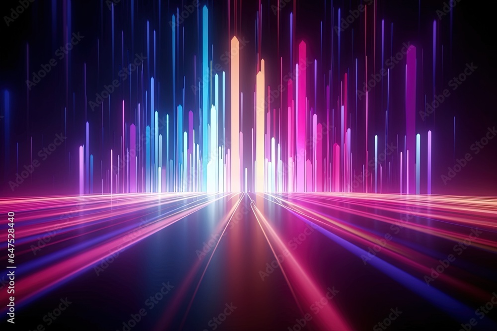 abstract futuristic background with pink blue glowing neon moving high speed wave lines and bokeh lights. Data transfer concept Fantastic wallpaper abstract futuristic background with pink blue glowing neon moving high speed wave lines and bokeh lights. Data transfer concept Fantastic wallpaper