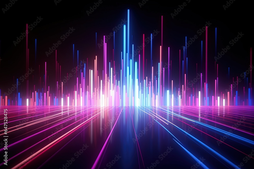abstract futuristic background with pink blue glowing neon moving high speed wave lines and bokeh lights. Data transfer concept Fantastic wallpaper abstract futuristic background with pink blue glowing neon moving high speed wave lines and bokeh lights. Data transfer concept Fantastic wallpaper
