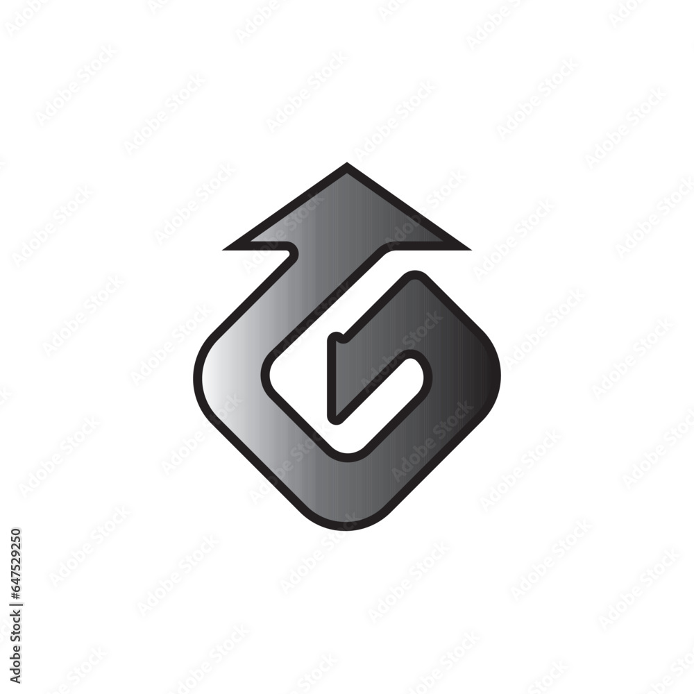 GO house logo business design illustration. GO house logo business design illustration.
