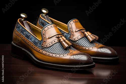Luxury full brogue Loafer