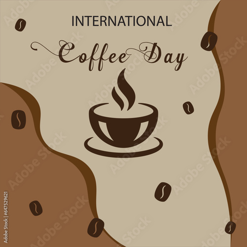 Coffee day poster design