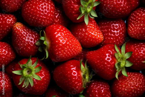red strawberry arrangement background