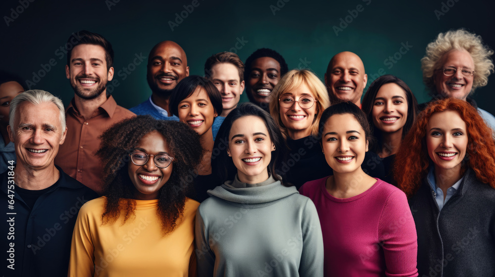 Photograph that captures the diversity and inclusivity of a successful volunteering team Photograph that captures the diversity and inclusivity of a successful volunteering team
