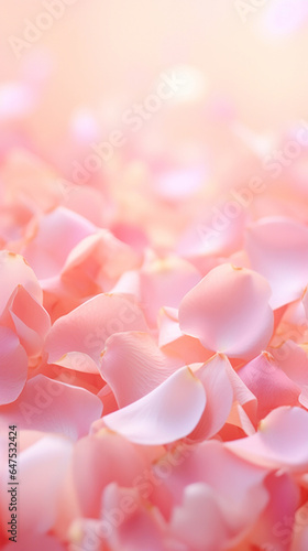 Pink rose petals with and dreamy defocus background © red_orange_stock