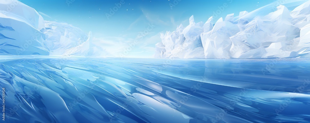 Abstract Ice Rink nature background Generative AI Abstract Ice Rink nature background Generative AI