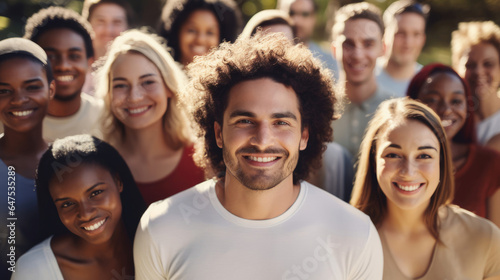 Photograph that captures the diversity and inclusivity of a successful volunteer organization