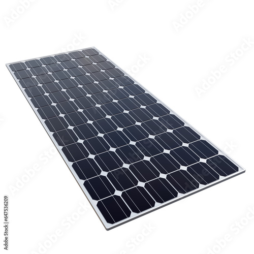 Solar Panel isolated on white background, 3D illustration.