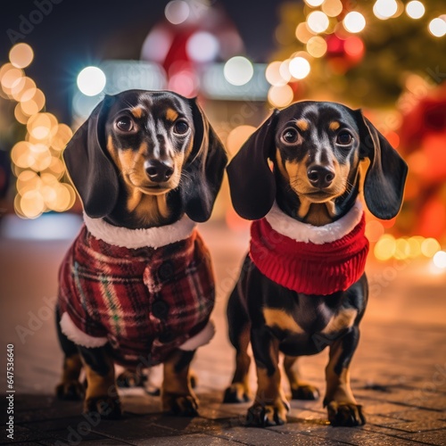 Pawsitively Christmassy Dogs In Costumes Holiday, Background Image, HD