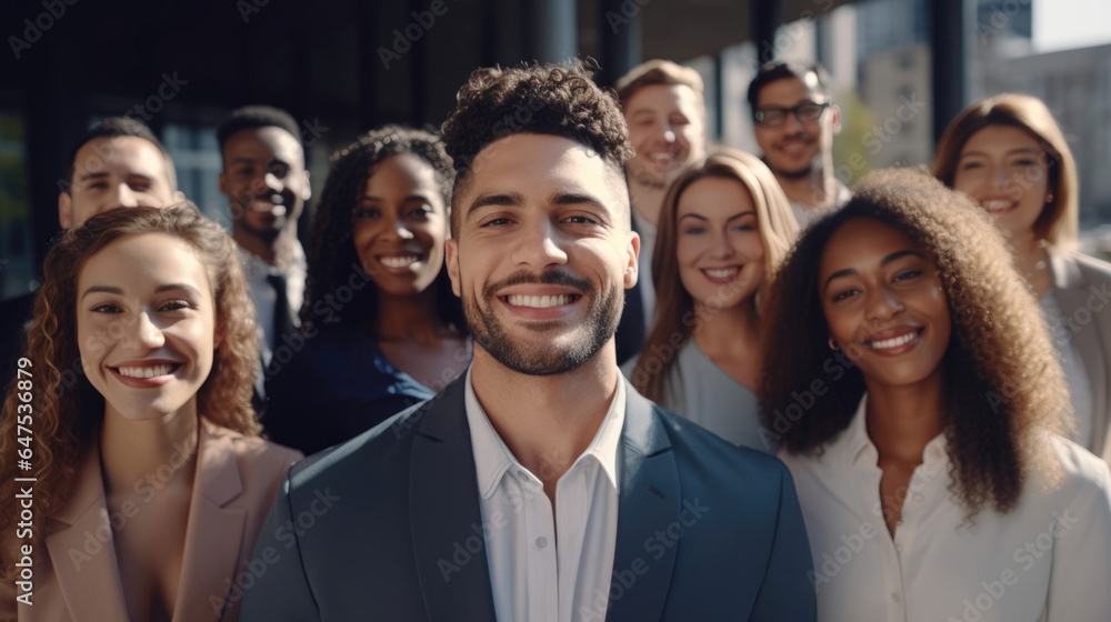 Photograph that captures the diversity and inclusivity of a successful project team Photograph that captures the diversity and inclusivity of a successful project team