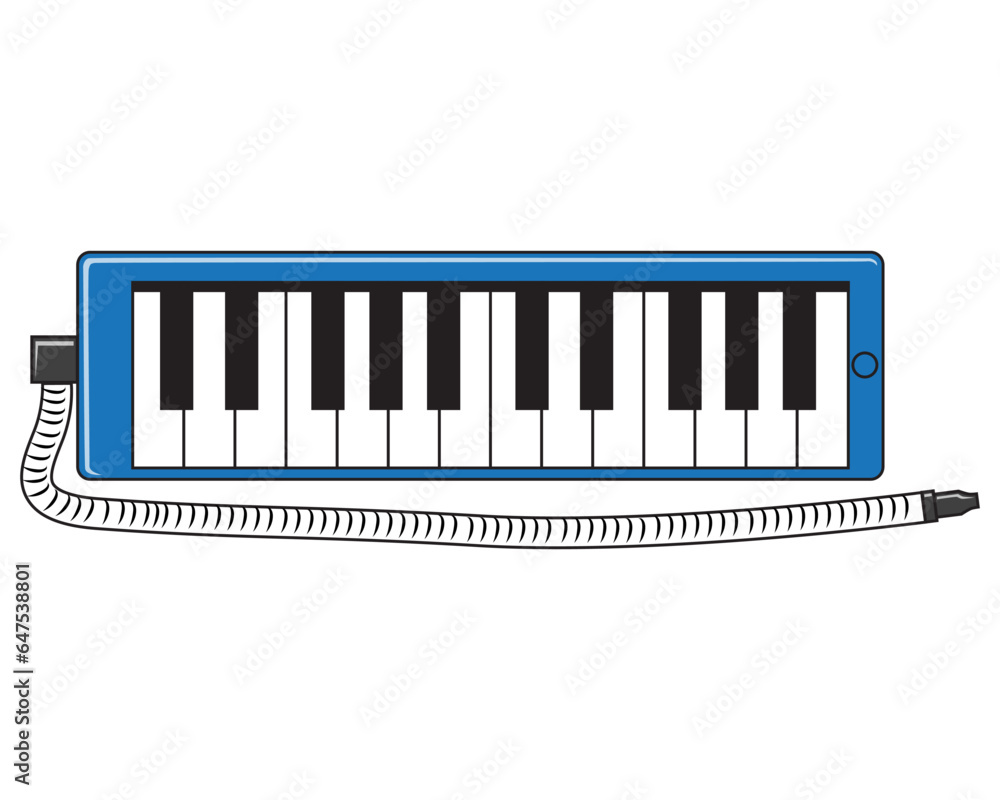Fototapeta premium piano keyboard vector illustration
