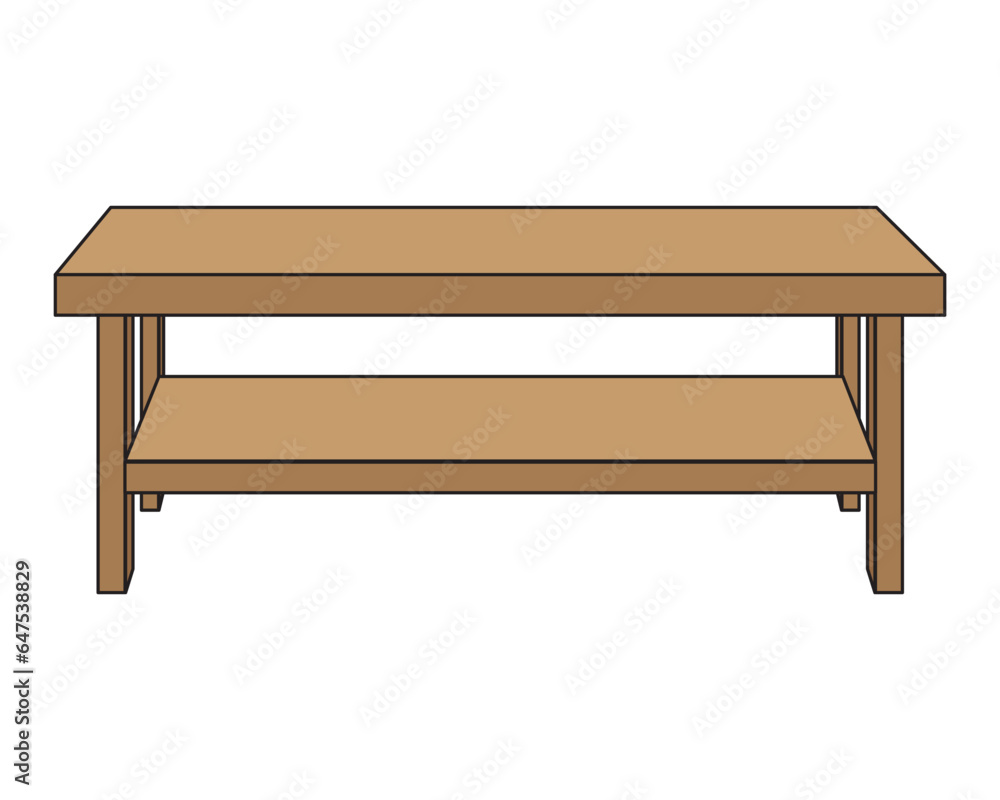 table vector illustration