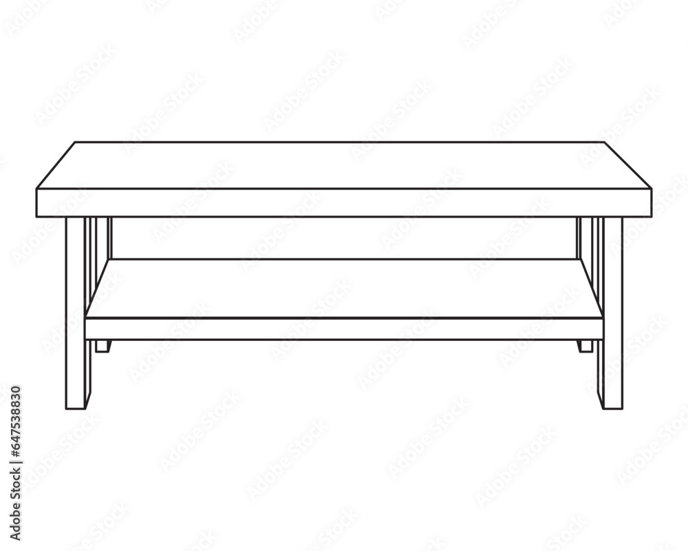 table line vector illustration table line vector illustration