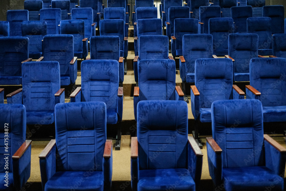 Fototapeta premium Cinema Seating Chair: Comfortable Seats for Ultimate Movie Viewing Experience