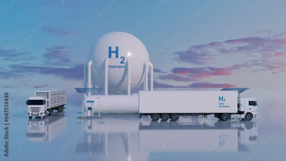 Production of renewable energy based on H2 (hydrogen gas ...
