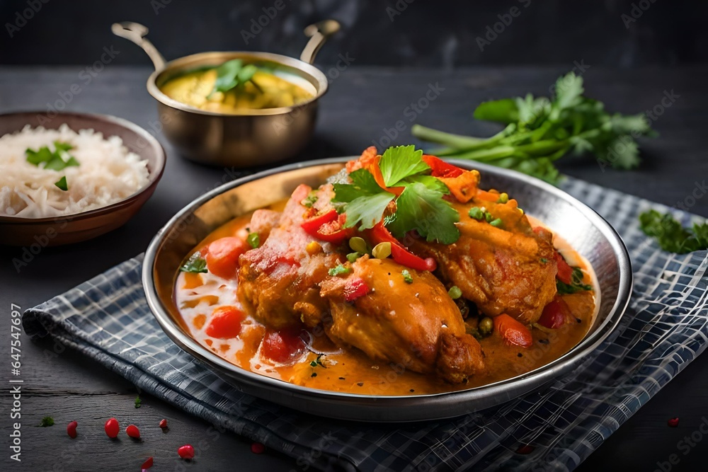spicy food with different things generated by AI spicy food with different things generated by AI