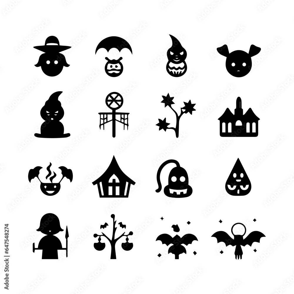 Halloween isolated on white background Halloween isolated on white background