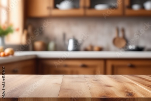 kitchen table with kitchen utensils