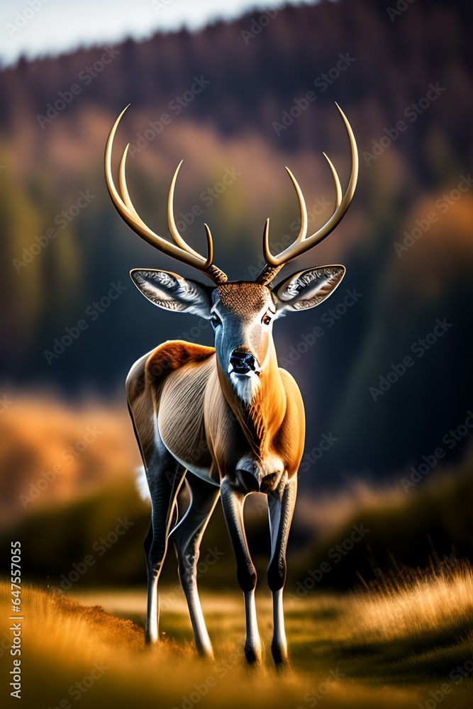 Fototapeta premium deer in the woods