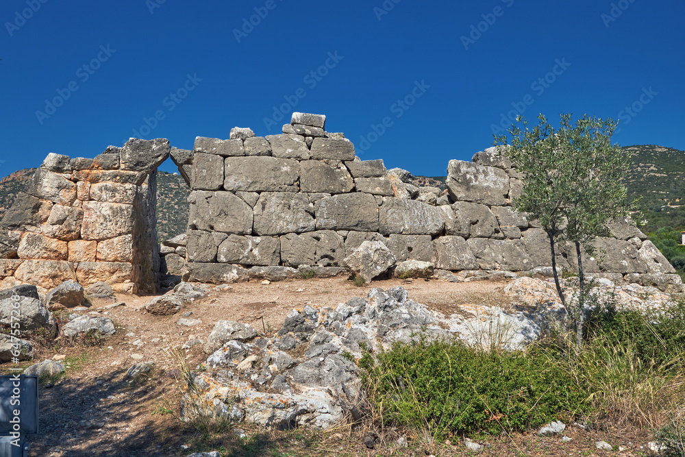 Ruine der Pyramide von Hellinikon, Kefalari, Argos, Peloponnes, Griechenland
