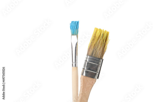 Wallpaper Mural PNG, brushes with paints, isolated on white background Torontodigital.ca