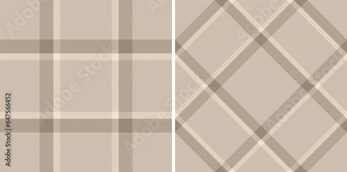 Vector seamless textile of fabric tartan pattern with a check background texture plaid.