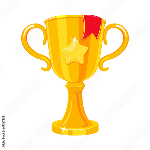 Winner's Gold Cup. First place prize. Champion reward attribute.
