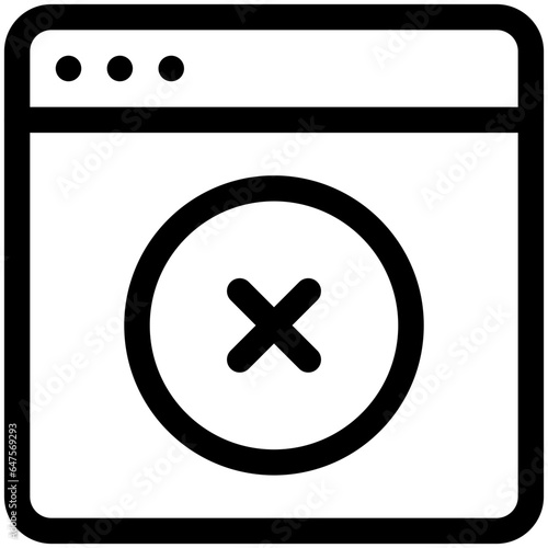 reject icon