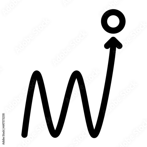 bounce line icon